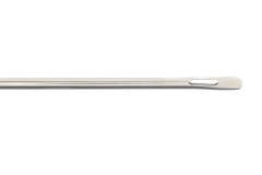 A single beige-colored Cobra Harvester cannula with a standard luer lock hub, commonly used for liposuction and fat harvesting in medical procedures.
